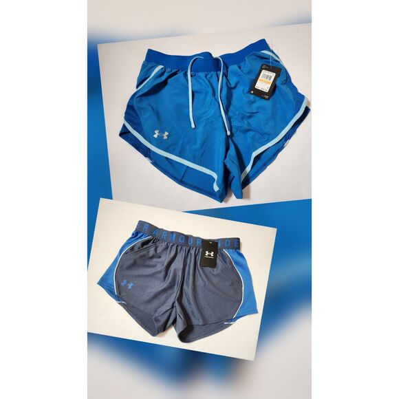 Under Armour Women’s Shorts – Size Small – 2-Pack – Fly By 2.0 & Play Up 3.0 - Picture 1 of 9